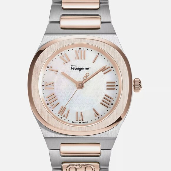 Salvatore Ferragamo Accessories - Ferragamo TwonTone 36mm Women's Watch